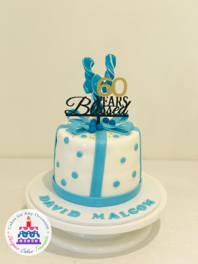 Blue Polka Dot gift Cake  5.jpg